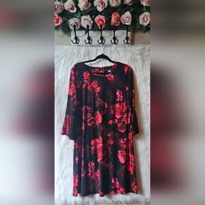 Tommy Hilfiger Ruby Roses Longsleeve Midi Dress
